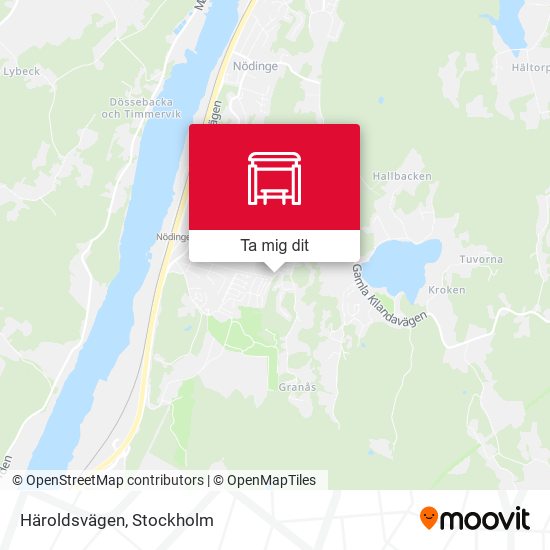 Häroldsvägen karta