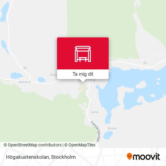 Högakustenskolan karta