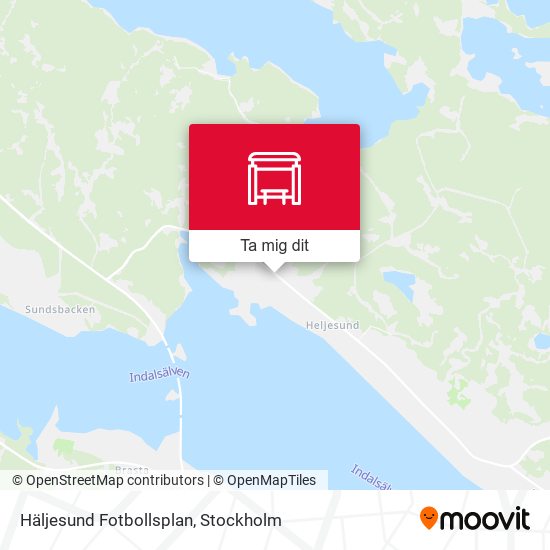 Häljesund Fotbollsplan karta