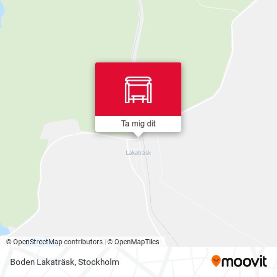 Boden Lakaträsk karta