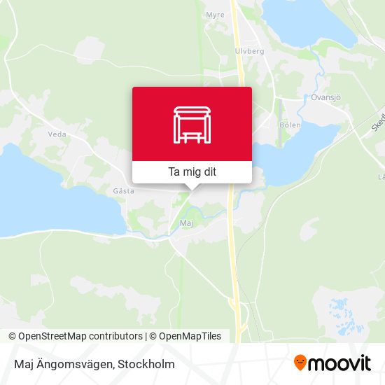 Maj Ängomsvägen karta
