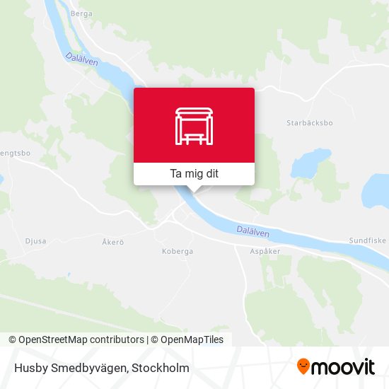 Husby Smedbyvägen karta