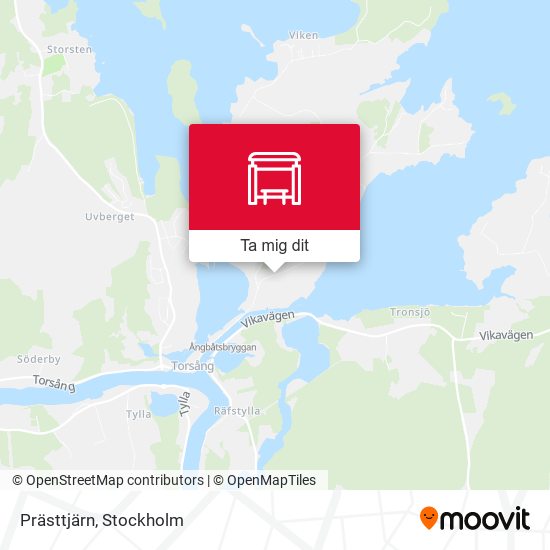 Prästtjärn karta
