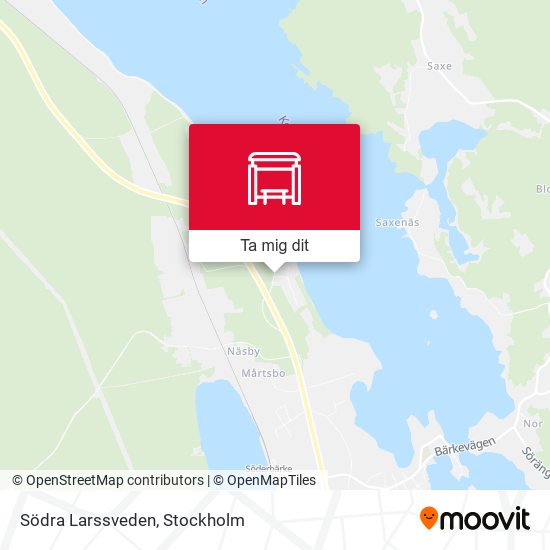 Södra Larssveden karta