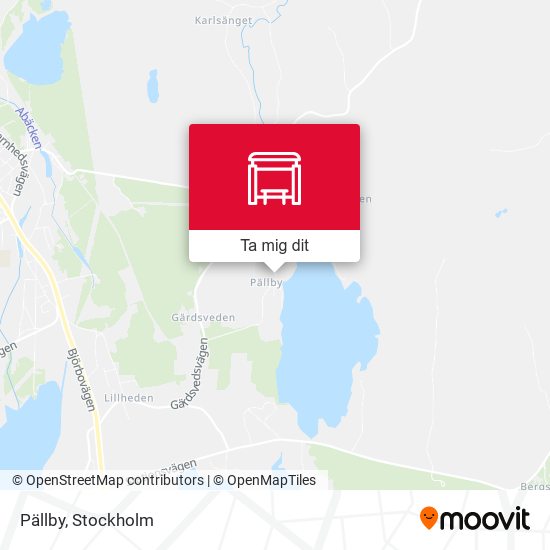 Pällby karta