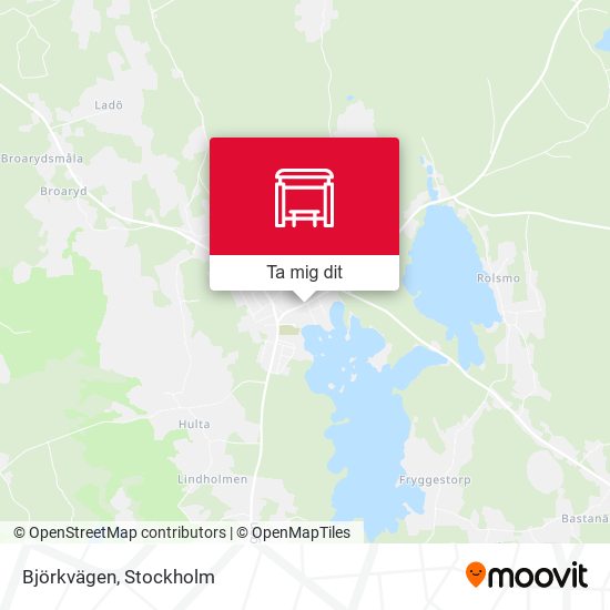 Björkvägen karta