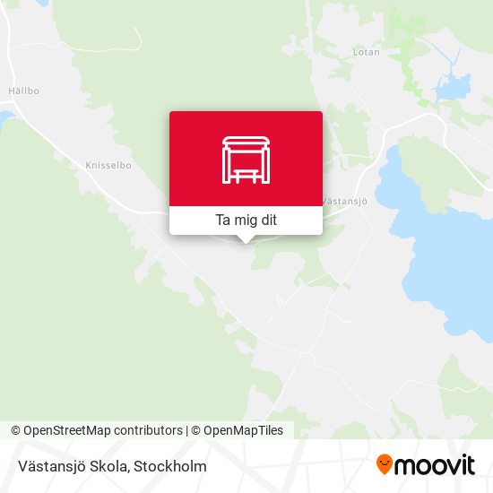 Västansjö Skola karta