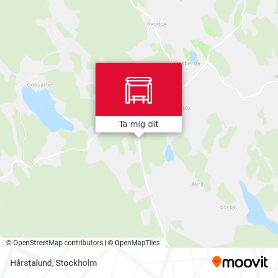 Hårstalund karta