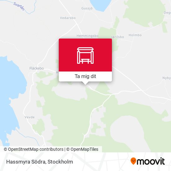 Hassmyra Södra karta
