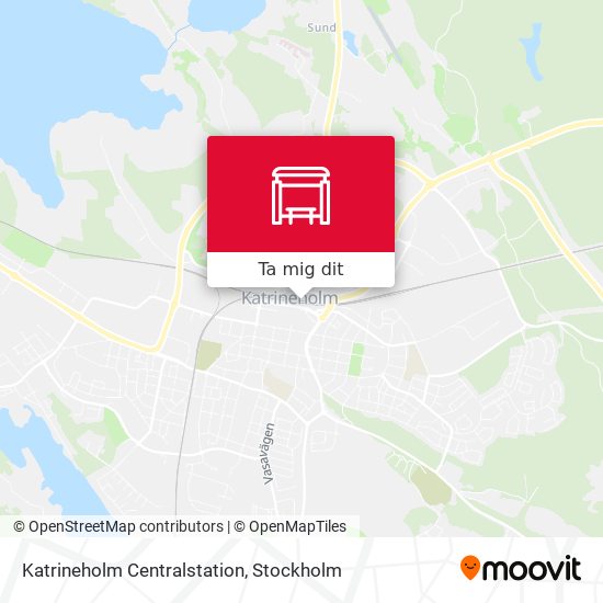 Katrineholm Centralstation karta
