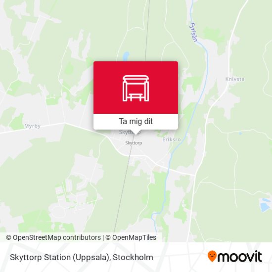 Skyttorp Station (Uppsala) karta