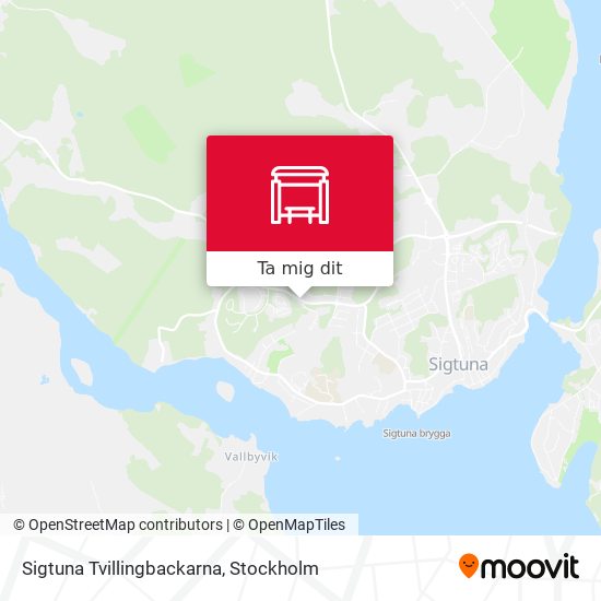 Sigtuna Tvillingbackarna karta