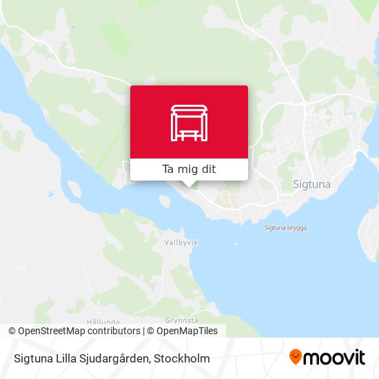 Sigtuna Lilla Sjudargården karta