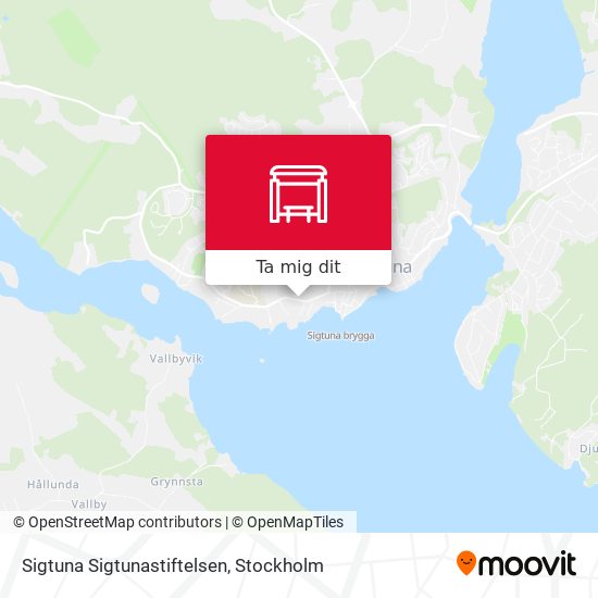 Sigtuna Sigtunastiftelsen karta