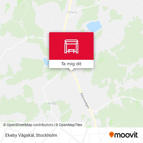 Ekeby Vägskäl karta