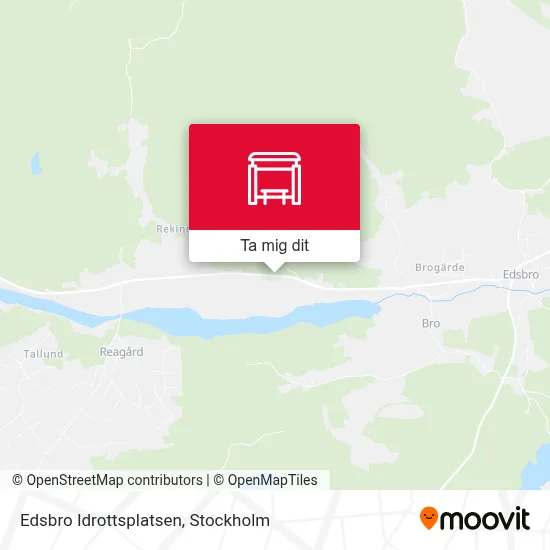 Edsbro Idrottsplatsen karta