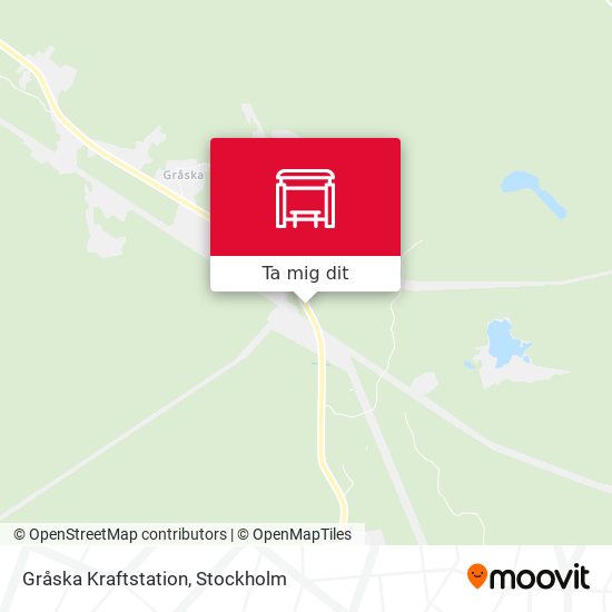 Gråska Kraftstation karta