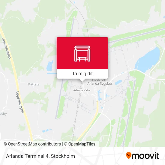 Arlanda Terminal 4 karta