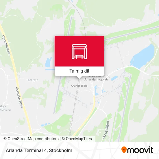Arlanda Terminal 4 karta