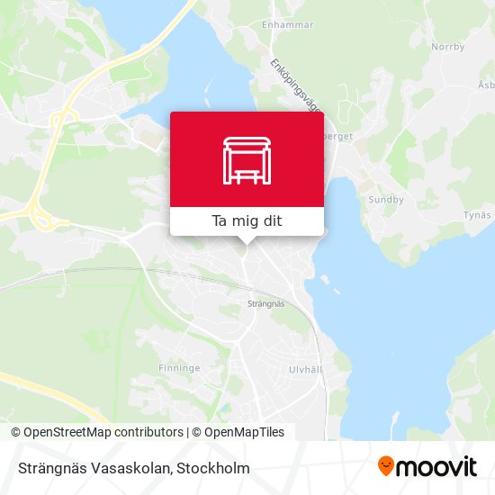 Strängnäs Vasaskolan karta