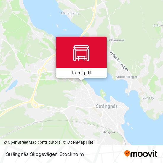 Strängnäs Skogsvägen karta