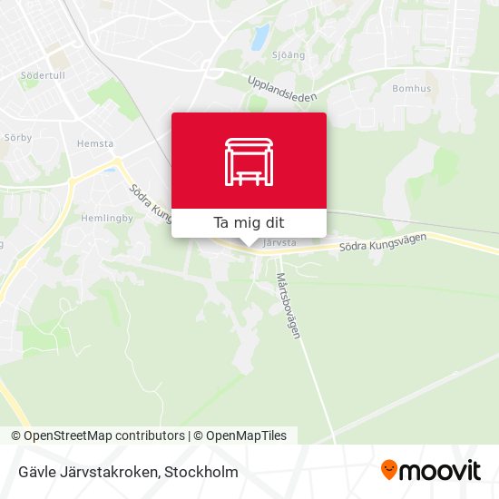 Gävle Järvstakroken karta