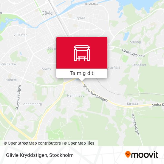 Gävle Kryddstigen karta