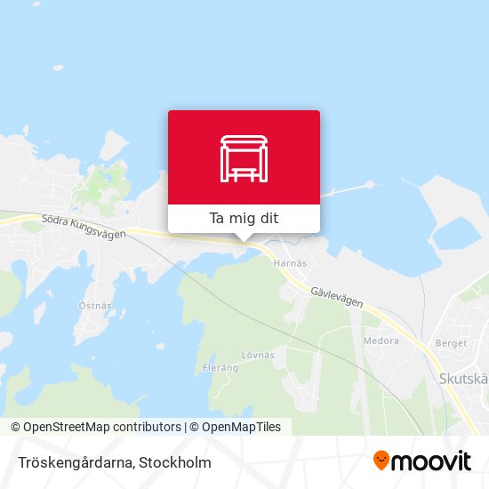 Tröskengårdarna karta