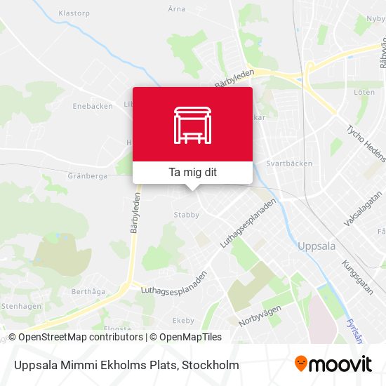 Uppsala Mimmi Ekholms Plats karta