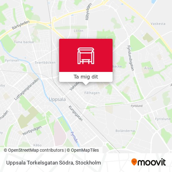 Uppsala Torkelsgatan Södra karta