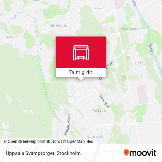 Uppsala Svamptorget karta