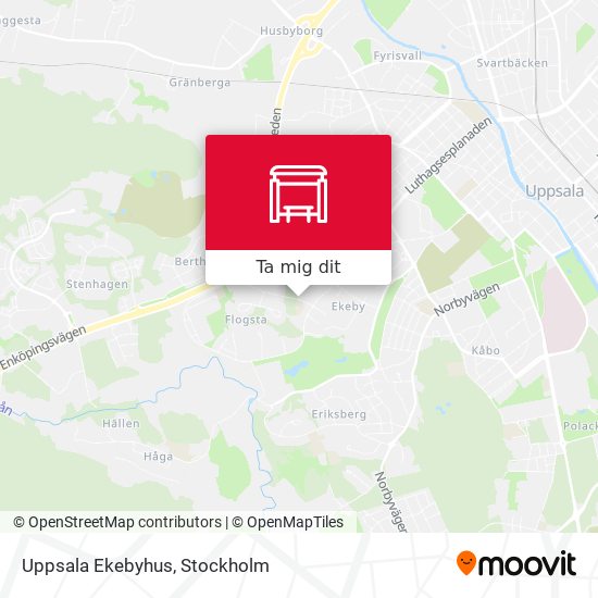 Uppsala Ekebyhus karta