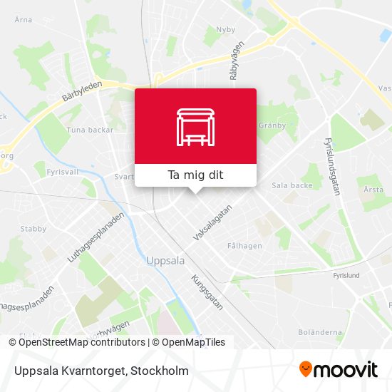 Uppsala Kvarntorget karta