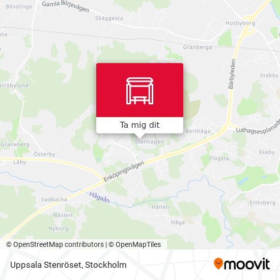 Uppsala Stenröset karta