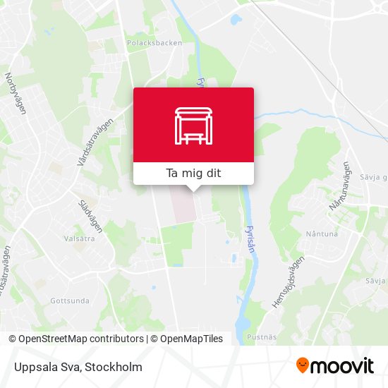 Uppsala Sva karta