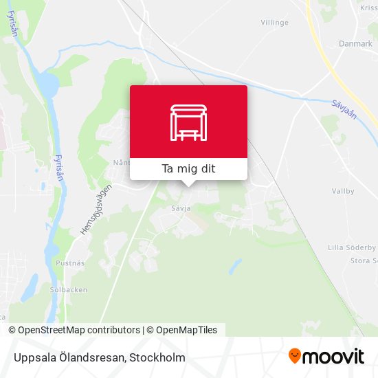 Uppsala Ölandsresan karta