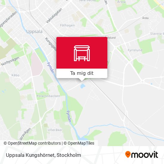 Uppsala Kungshörnet karta