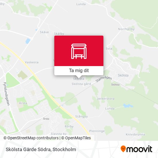 Skölsta Gärde Södra karta