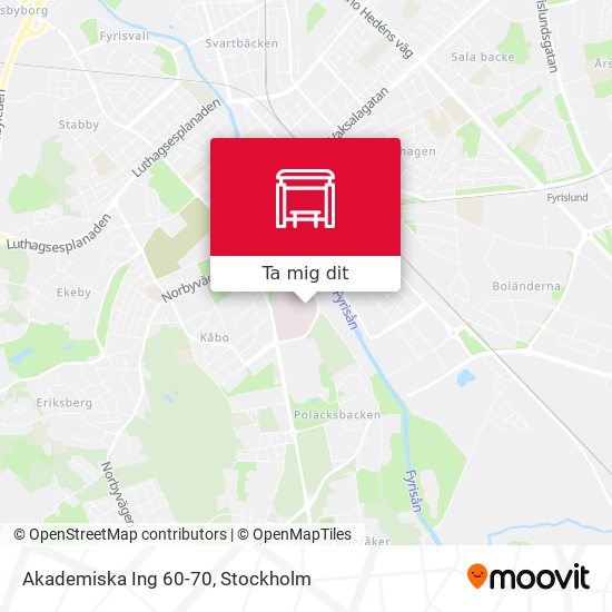 Akademiska Ing 60-70 karta