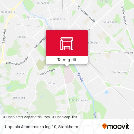 Uppsala Akademiska Ing 10 karta