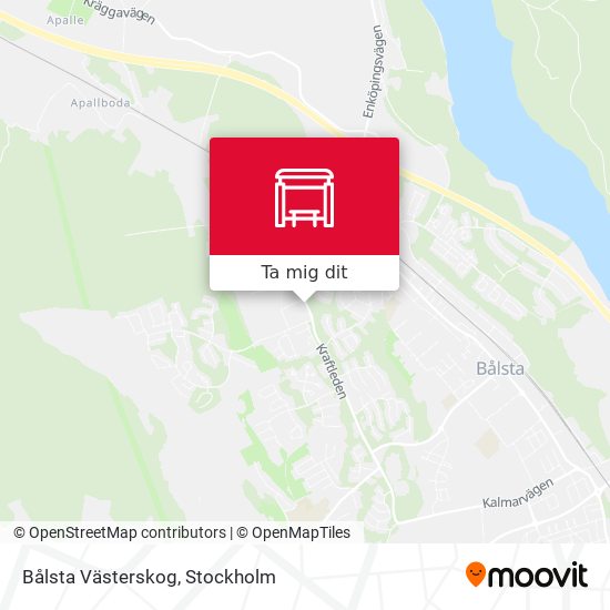 Bålsta Västerskog karta