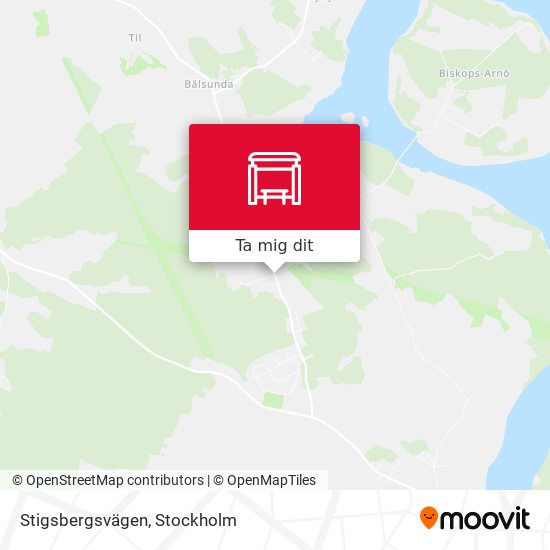 Stigsbergsvägen karta