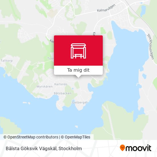 Bålsta Göksvik Vägskäl karta