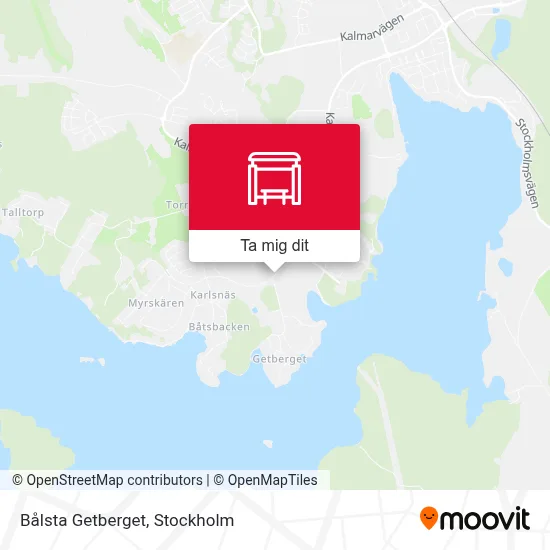 Bålsta Getberget karta