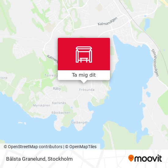 Bålsta Granelund karta