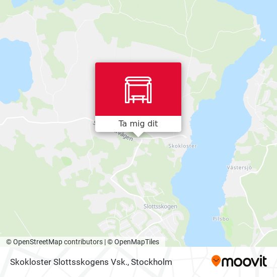 Skokloster Slottsskogens Vsk. karta