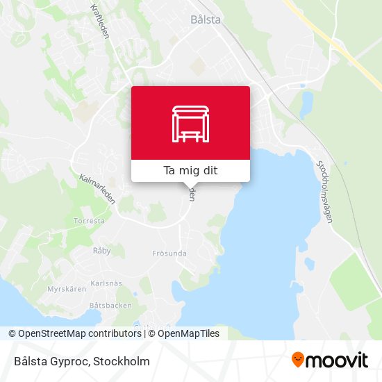 Bålsta Gyproc karta