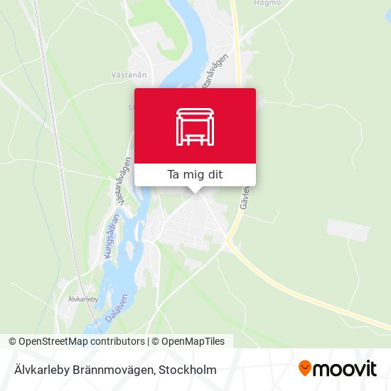 Älvkarleby Brännmovägen karta