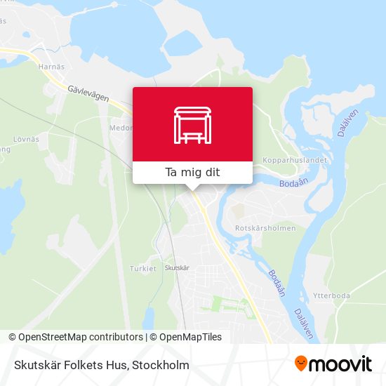 Skutskär Folkets Hus karta