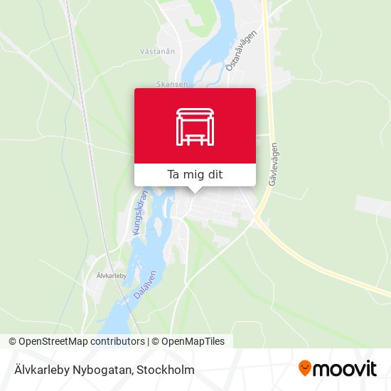 Älvkarleby Nybogatan karta